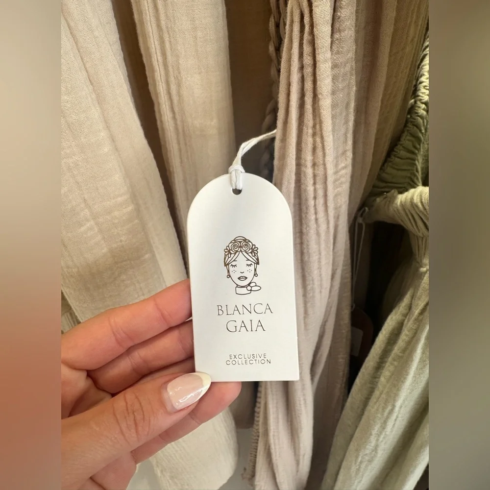 ISO beige Braided Strap Dress - Picture 4 of 4